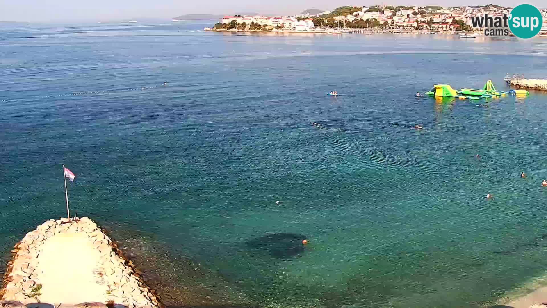 Web kamera Plaža Podstrana – Pogled uživo