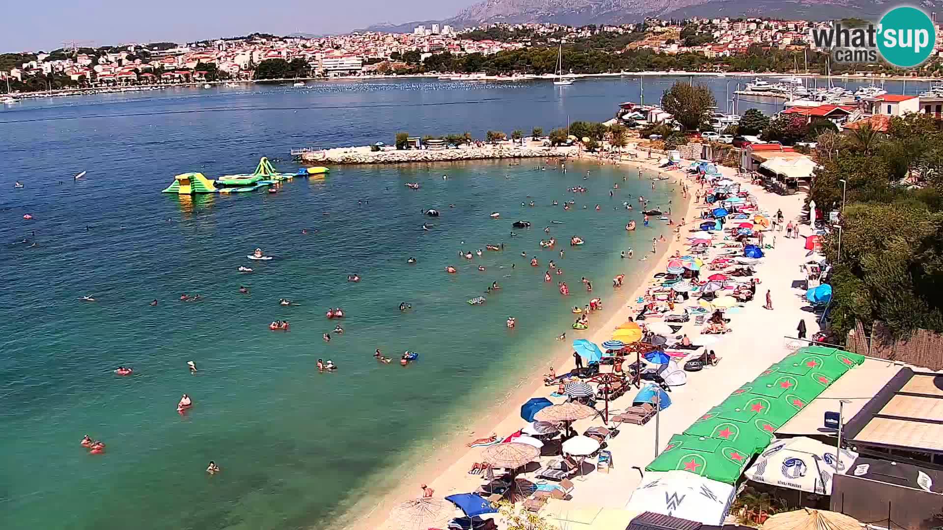 Webcam Playa de Podstrana – Vista en directo desde Hotel Split