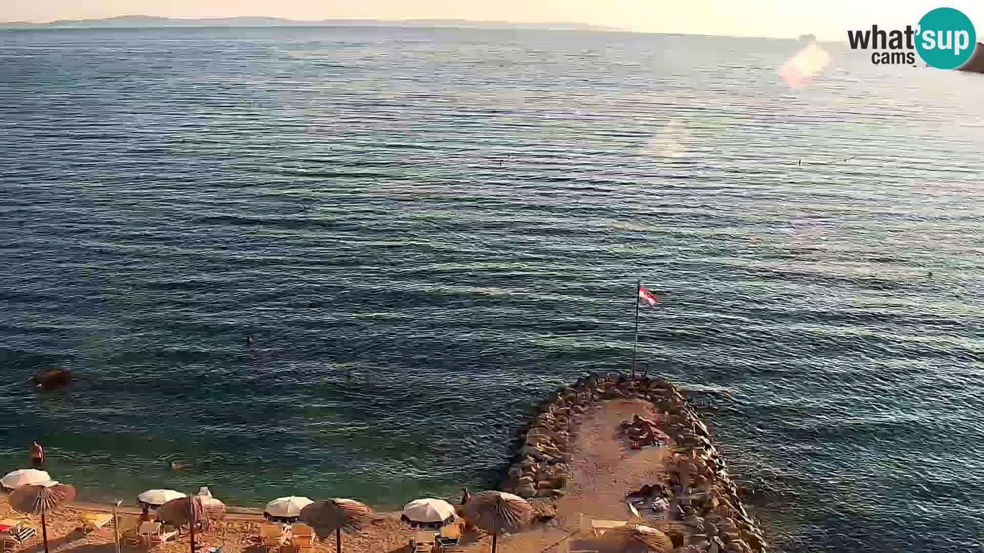 Webcam plage de Podstrana – Vue en direct depuis Hotel Split