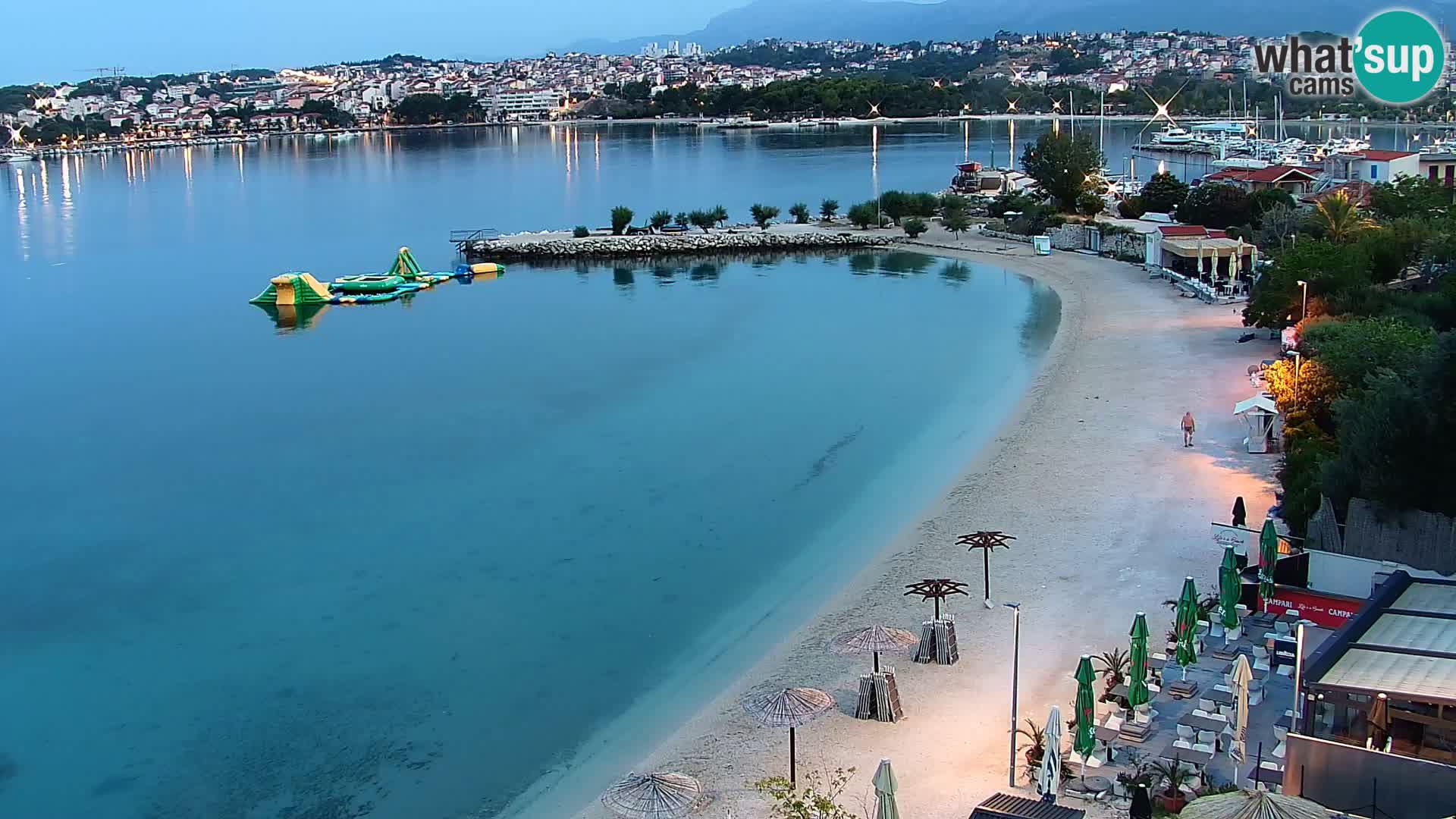 Webcam plage de Podstrana – Vue en direct depuis Hotel Split