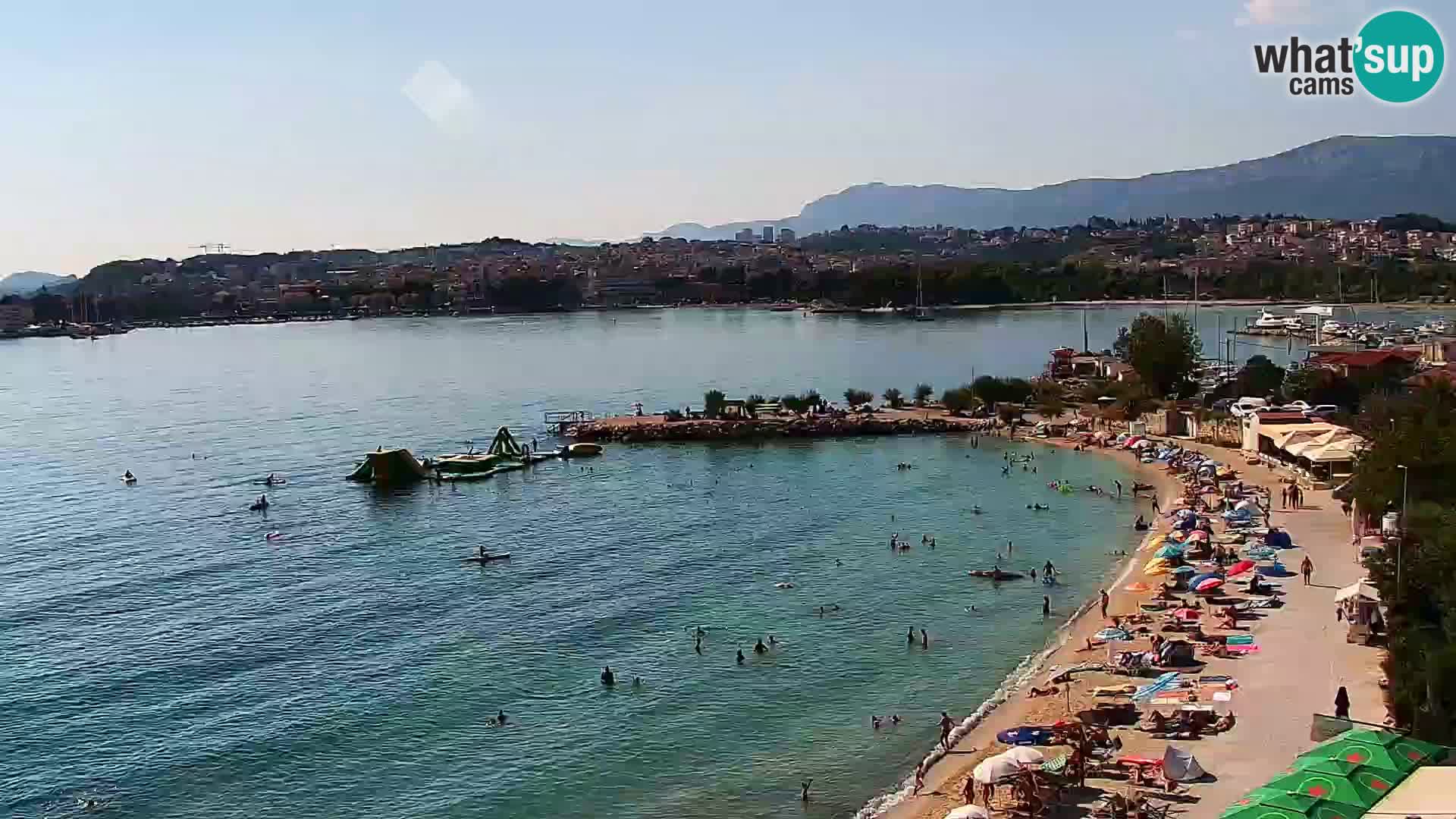 Spletna kamera Plaža Podstrana – Pogled v živo
