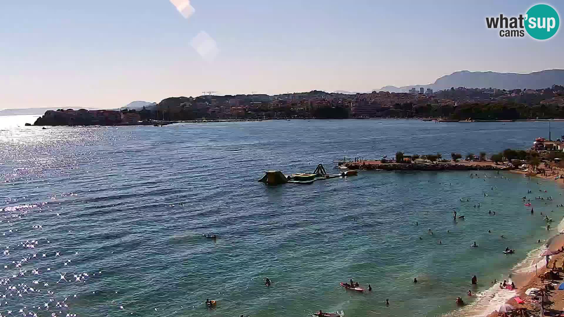 Webcam plage de Podstrana – Vue en direct depuis Hotel Split