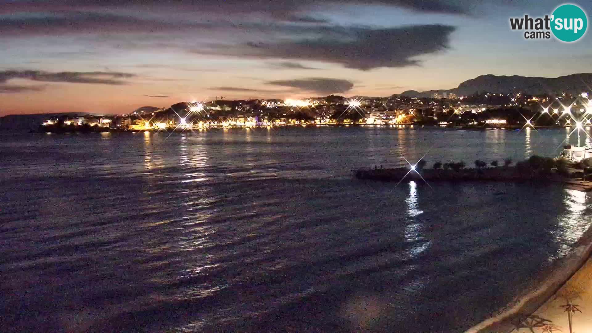 Webcam plage de Podstrana – Vue en direct depuis Hotel Split