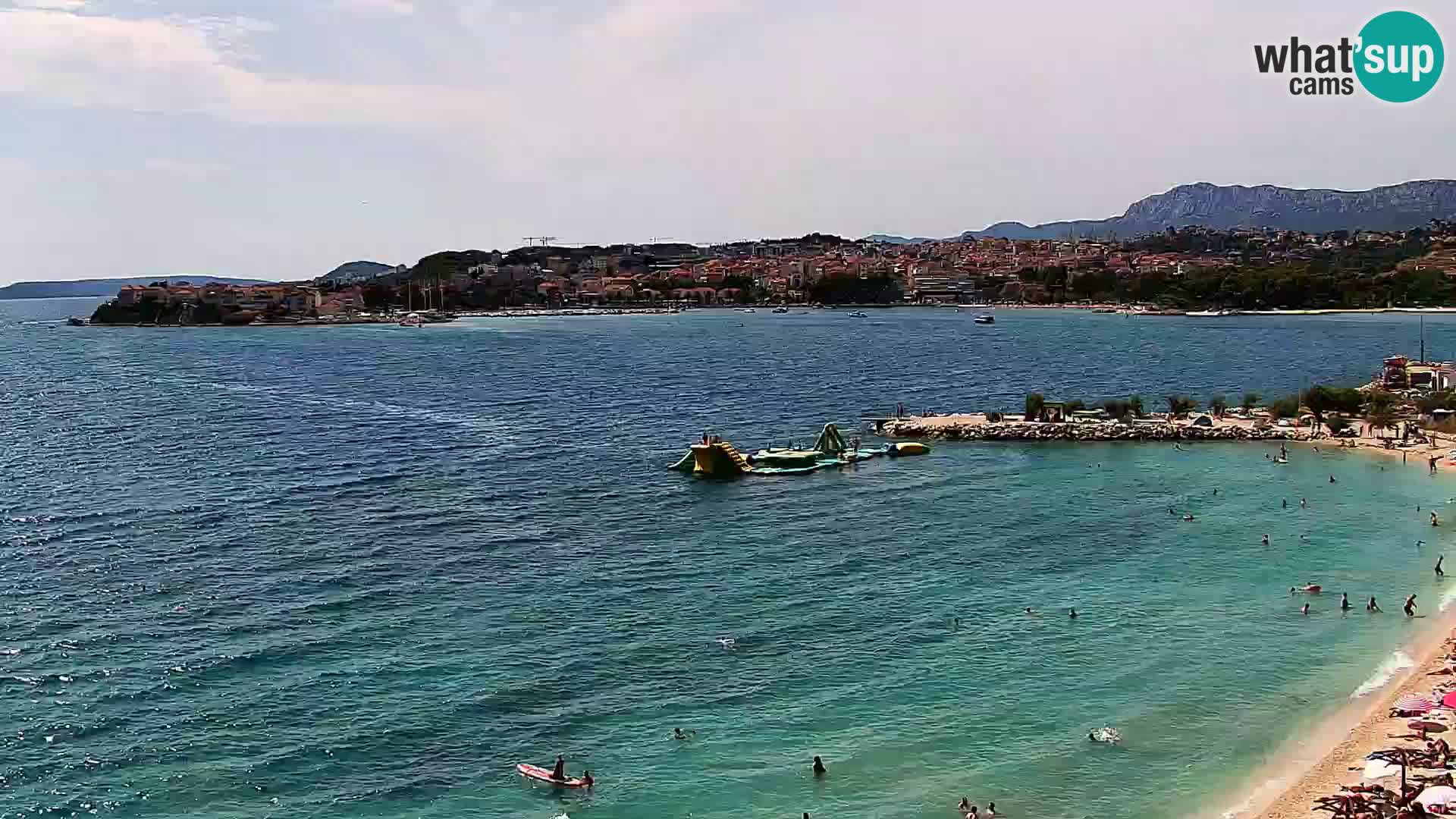 Webcam plage de Podstrana – Vue en direct depuis Hotel Split