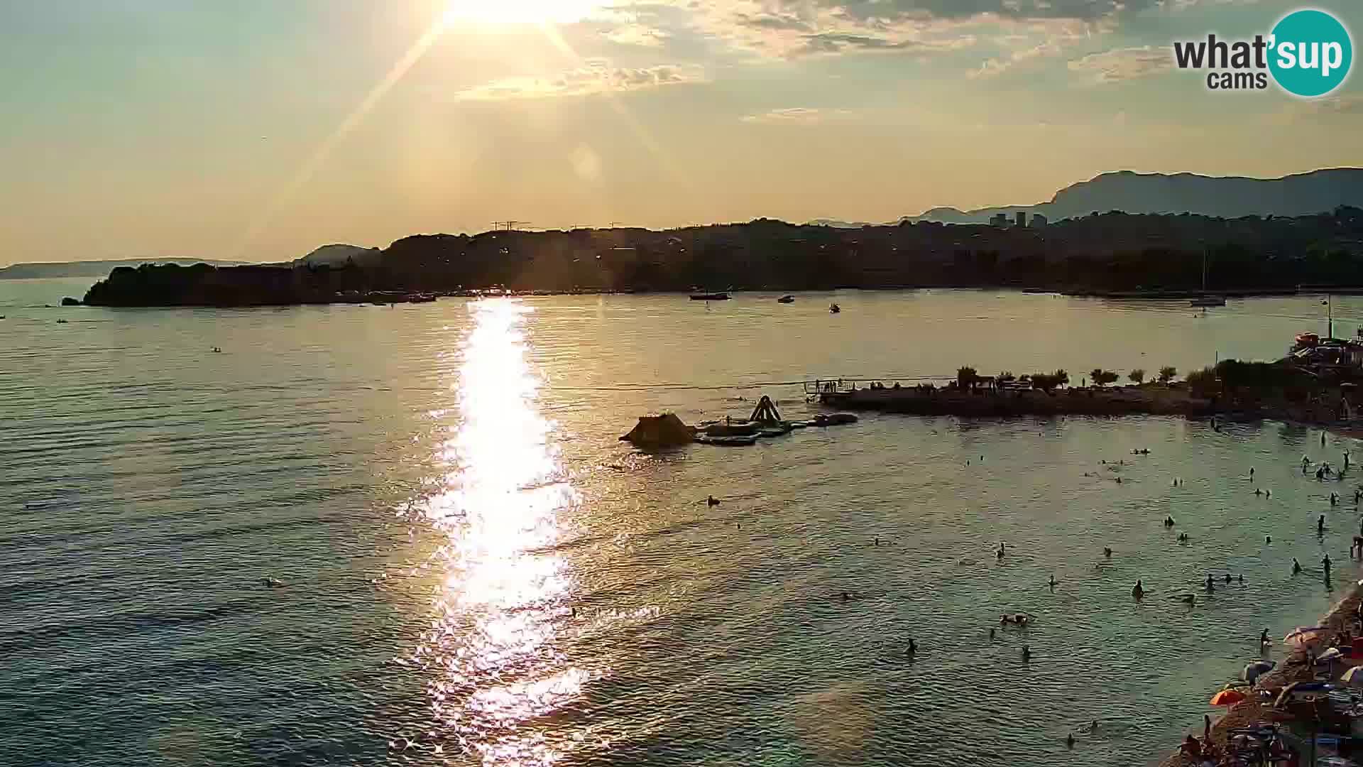 Web kamera Plaža Podstrana – Pogled uživo