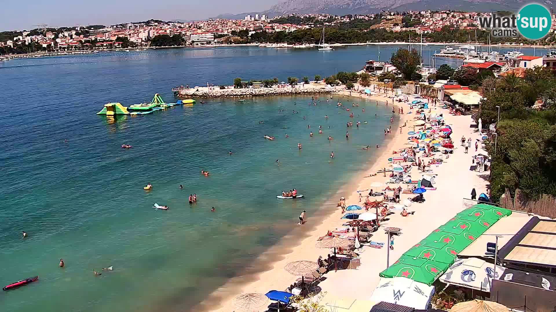 Web kamera Plaža Podstrana – Pogled uživo