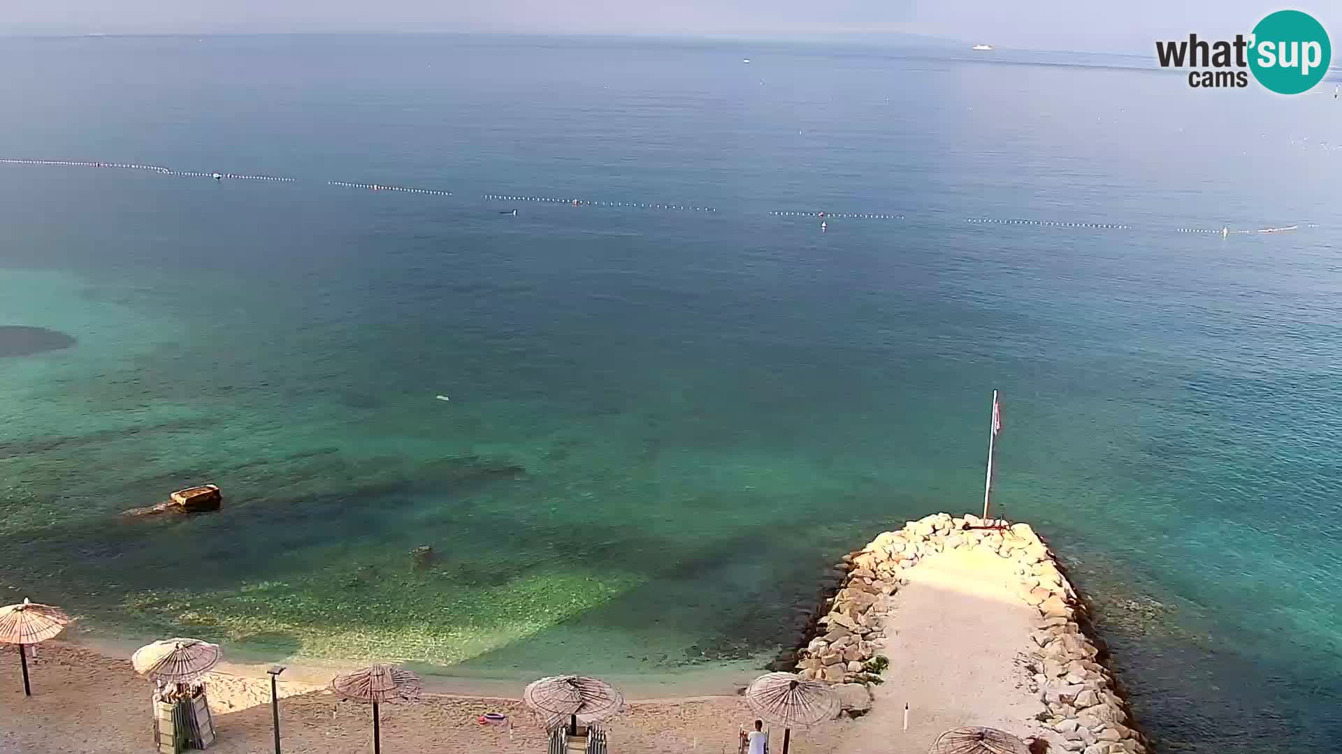 Podstrana Beach Webcam – Live View from Hotel Split