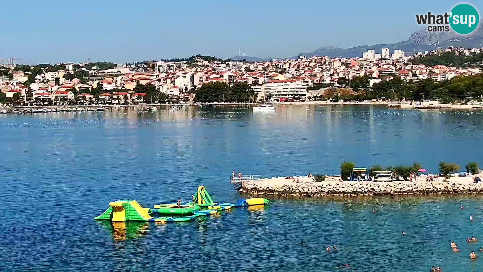 Webcam plage de Podstrana – Vue en direct depuis Hotel Split
