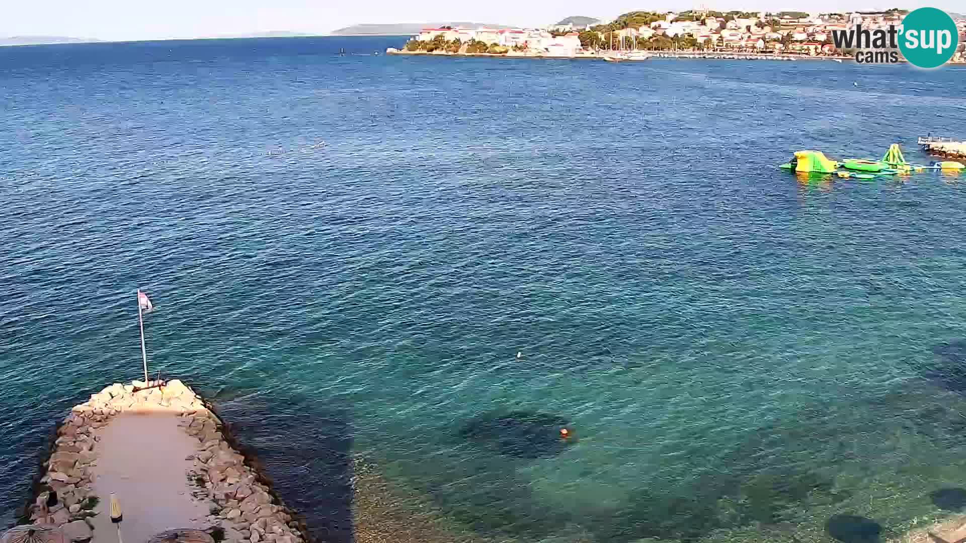 Spletna kamera Plaža Podstrana – Pogled v živo