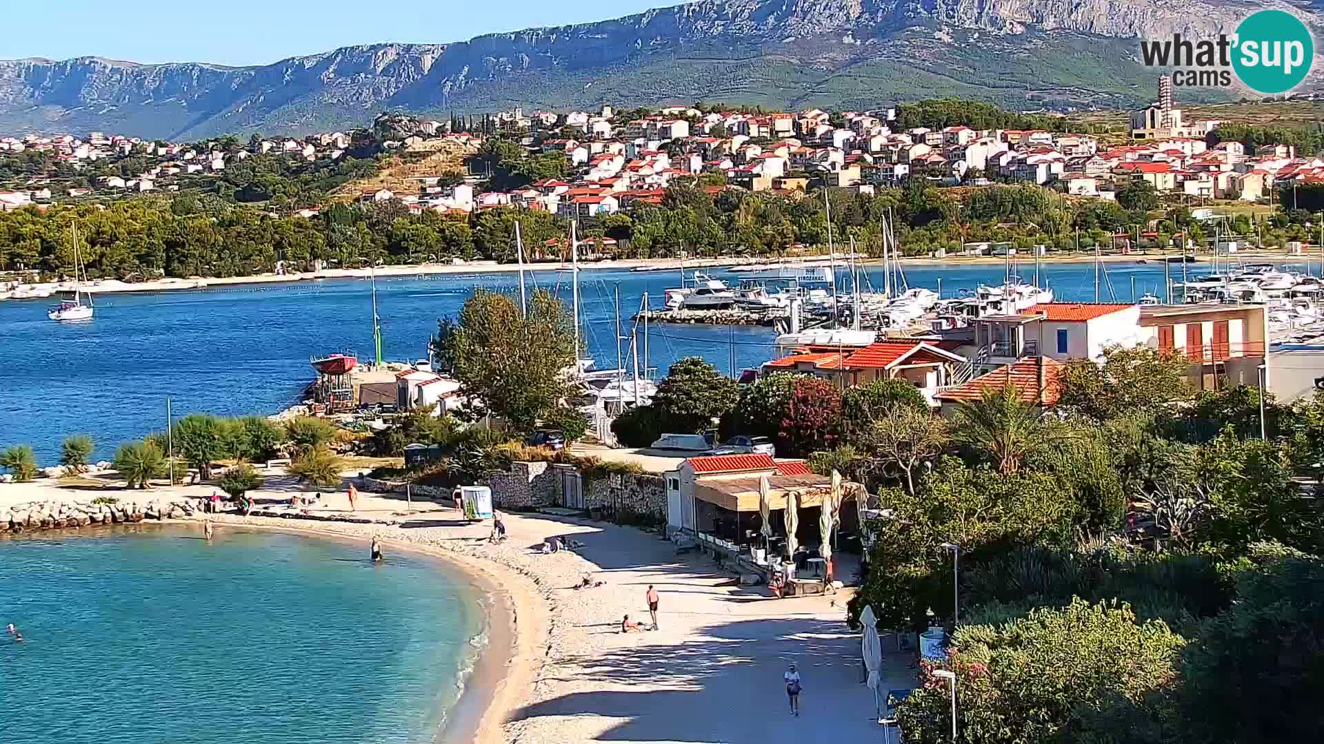 Webcam Playa de Podstrana – Vista en directo desde Hotel Split