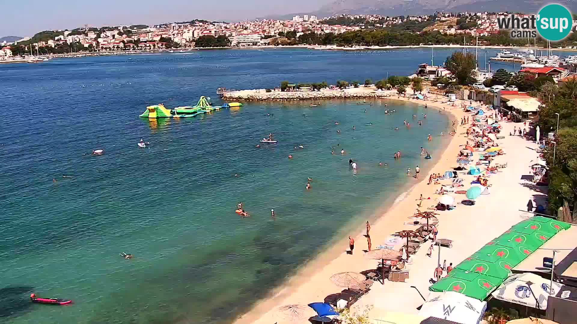 Webcam plage de Podstrana – Vue en direct depuis Hotel Split