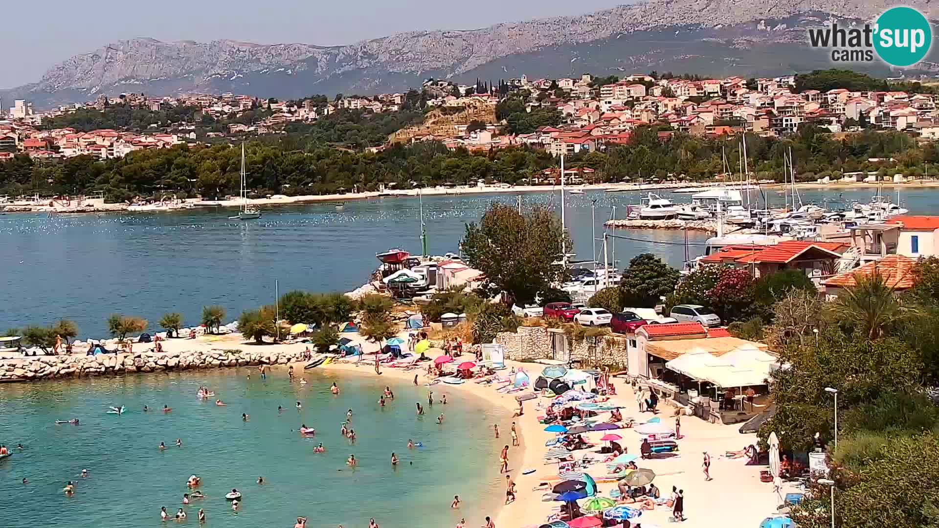 Webcam Playa de Podstrana – Vista en directo desde Hotel Split