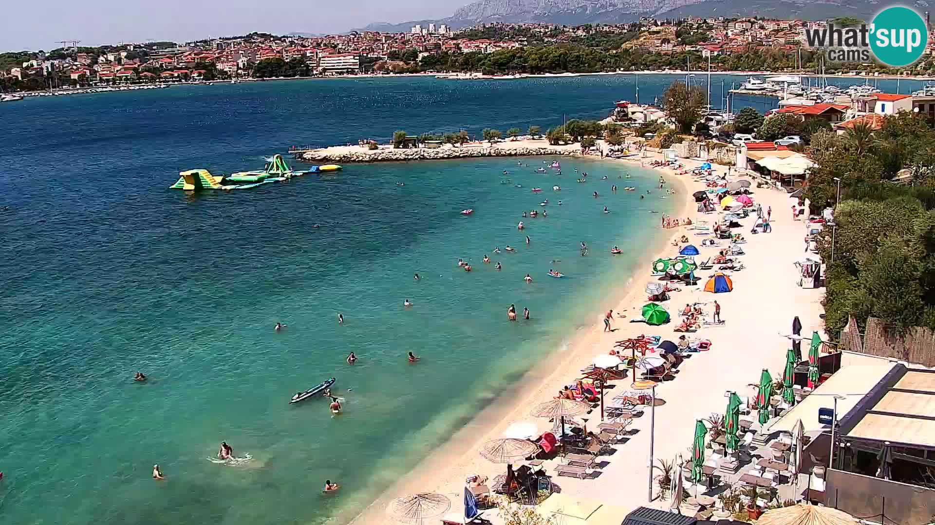 Webcam plage de Podstrana – Vue en direct depuis Hotel Split