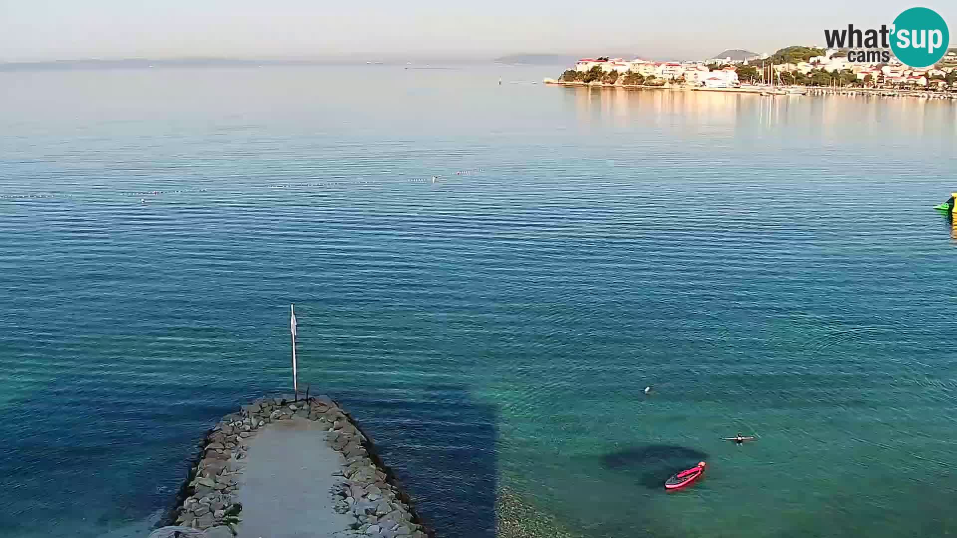 Webcam plage de Podstrana – Vue en direct depuis Hotel Split