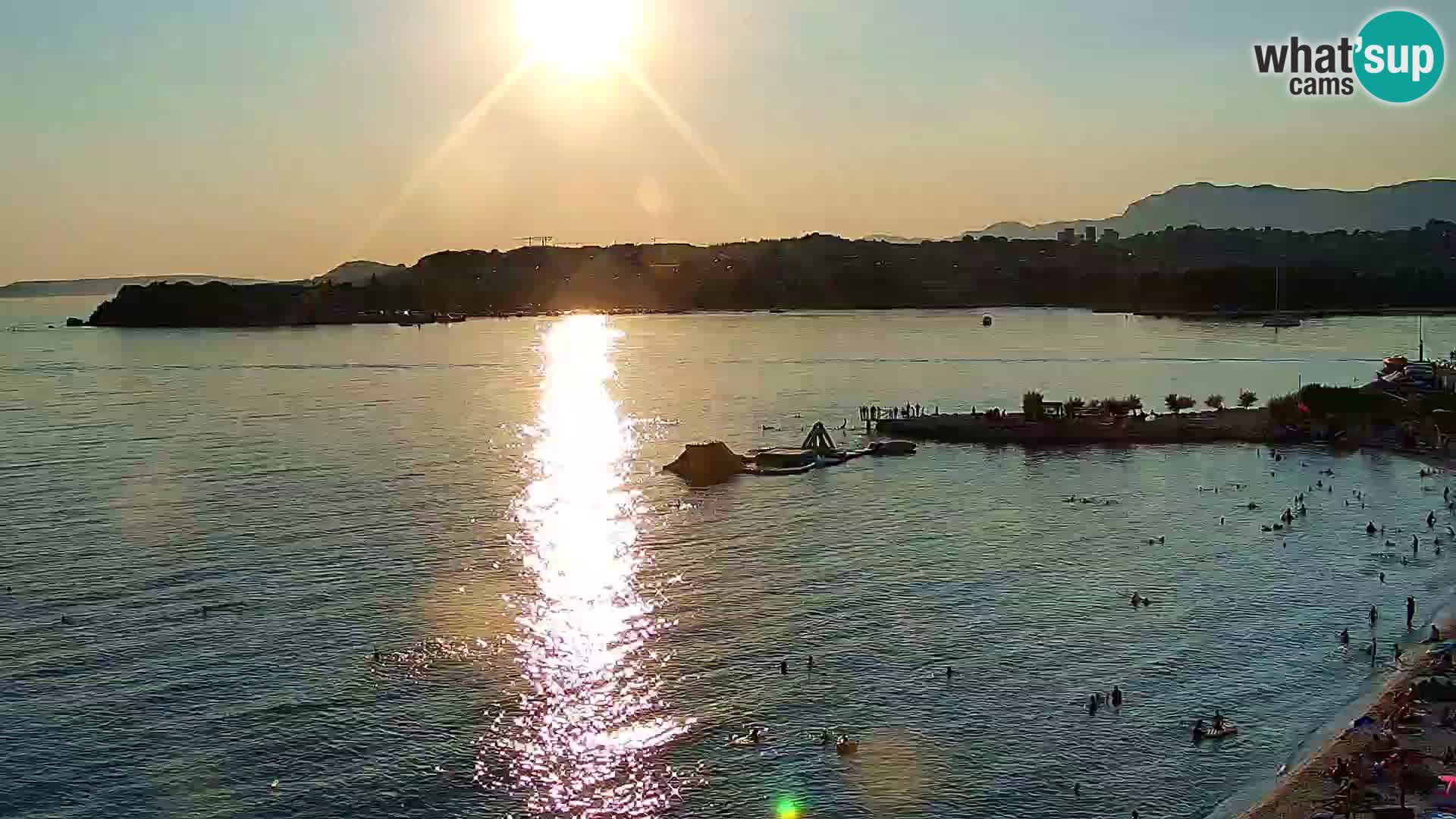 Spletna kamera Plaža Podstrana – Pogled v živo
