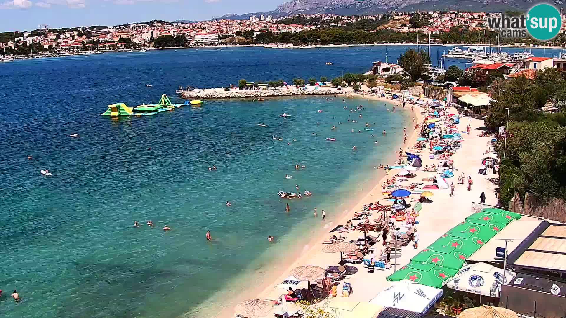 Web kamera Plaža Podstrana – Pogled uživo