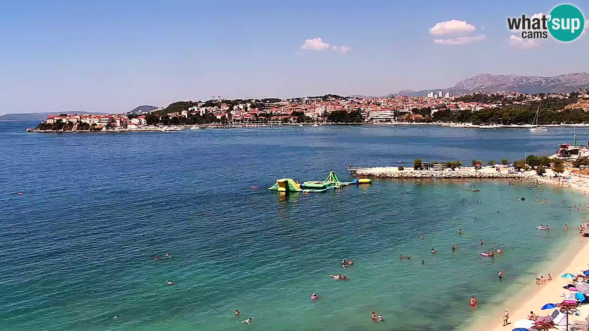 Spletna kamera Plaža Podstrana – Pogled v živo