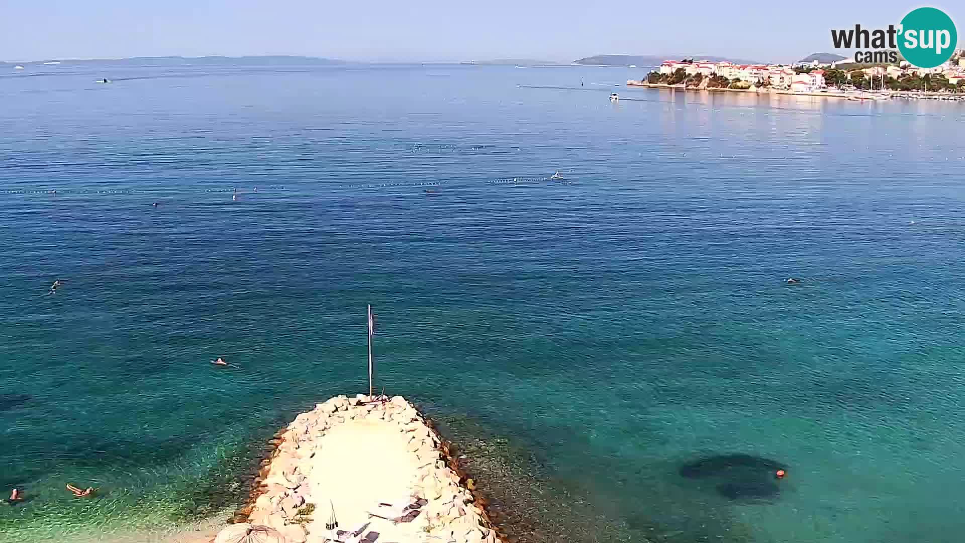 Webcam Playa de Podstrana – Vista en directo desde Hotel Split
