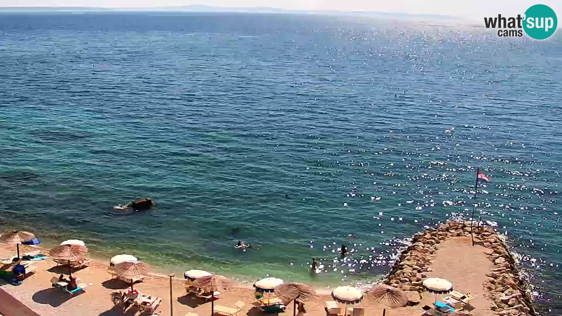 Webcam Playa de Podstrana – Vista en directo desde Hotel Split