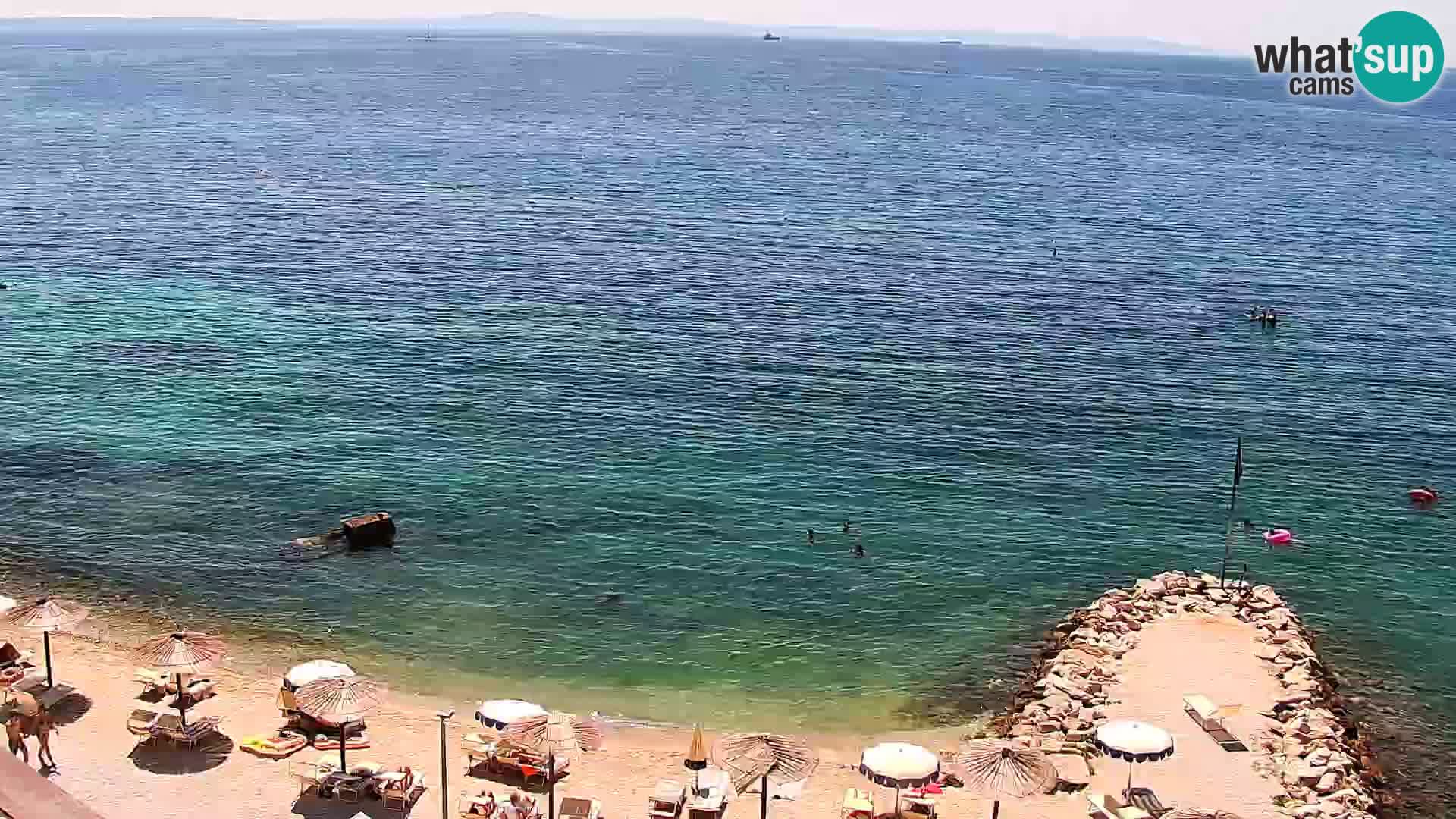 Webcam plage de Podstrana – Vue en direct depuis Hotel Split