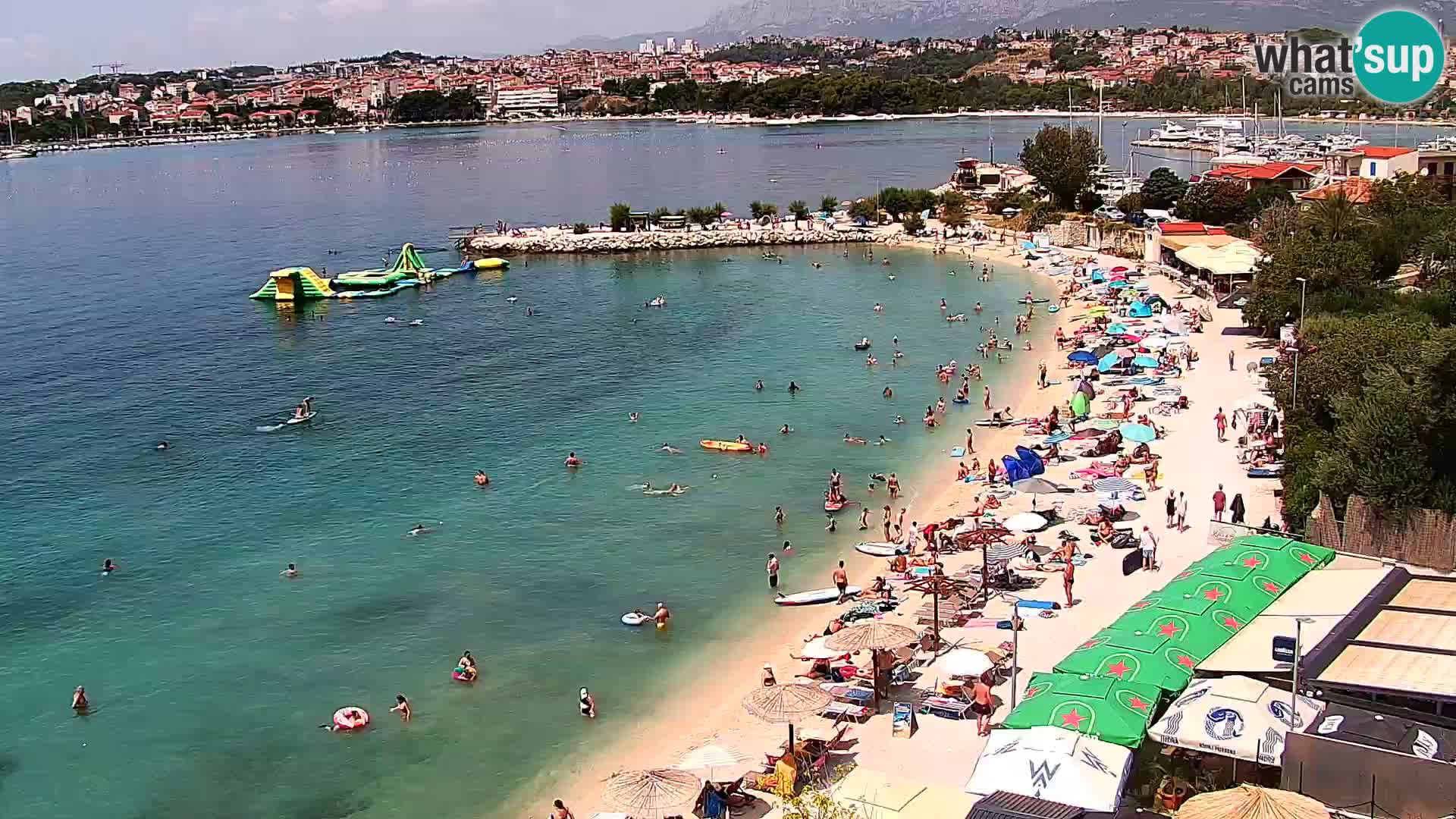 Webcam plage de Podstrana – Vue en direct depuis Hotel Split