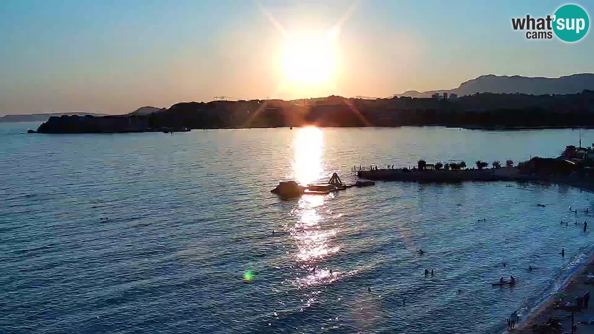 Webcam Playa de Podstrana – Vista en directo desde Hotel Split