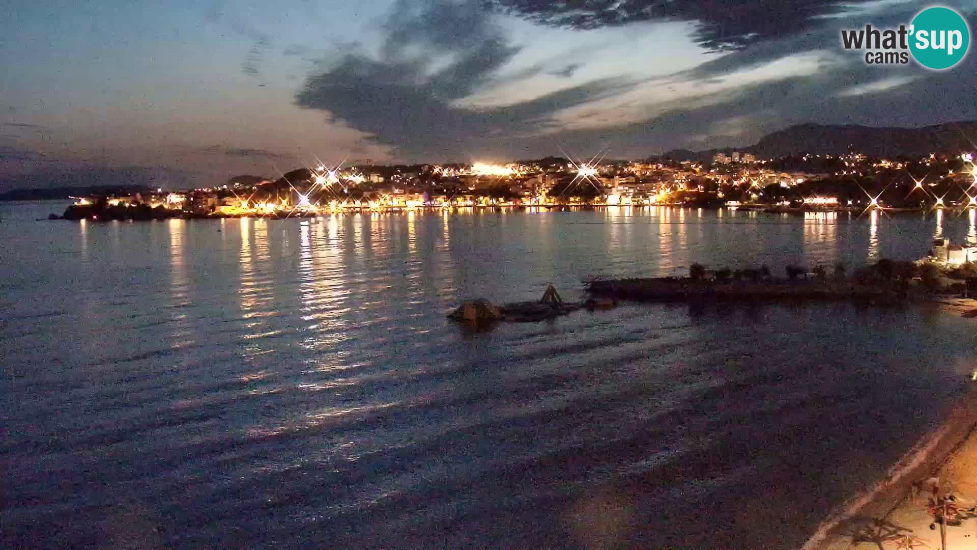 Webcam plage de Podstrana – Vue en direct depuis Hotel Split