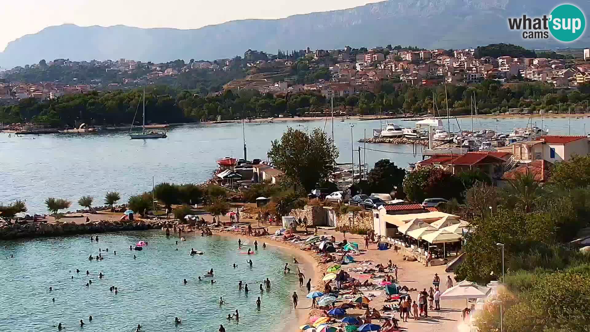 Podstrana Strand Webcam – Liveblick vom Hotel Split