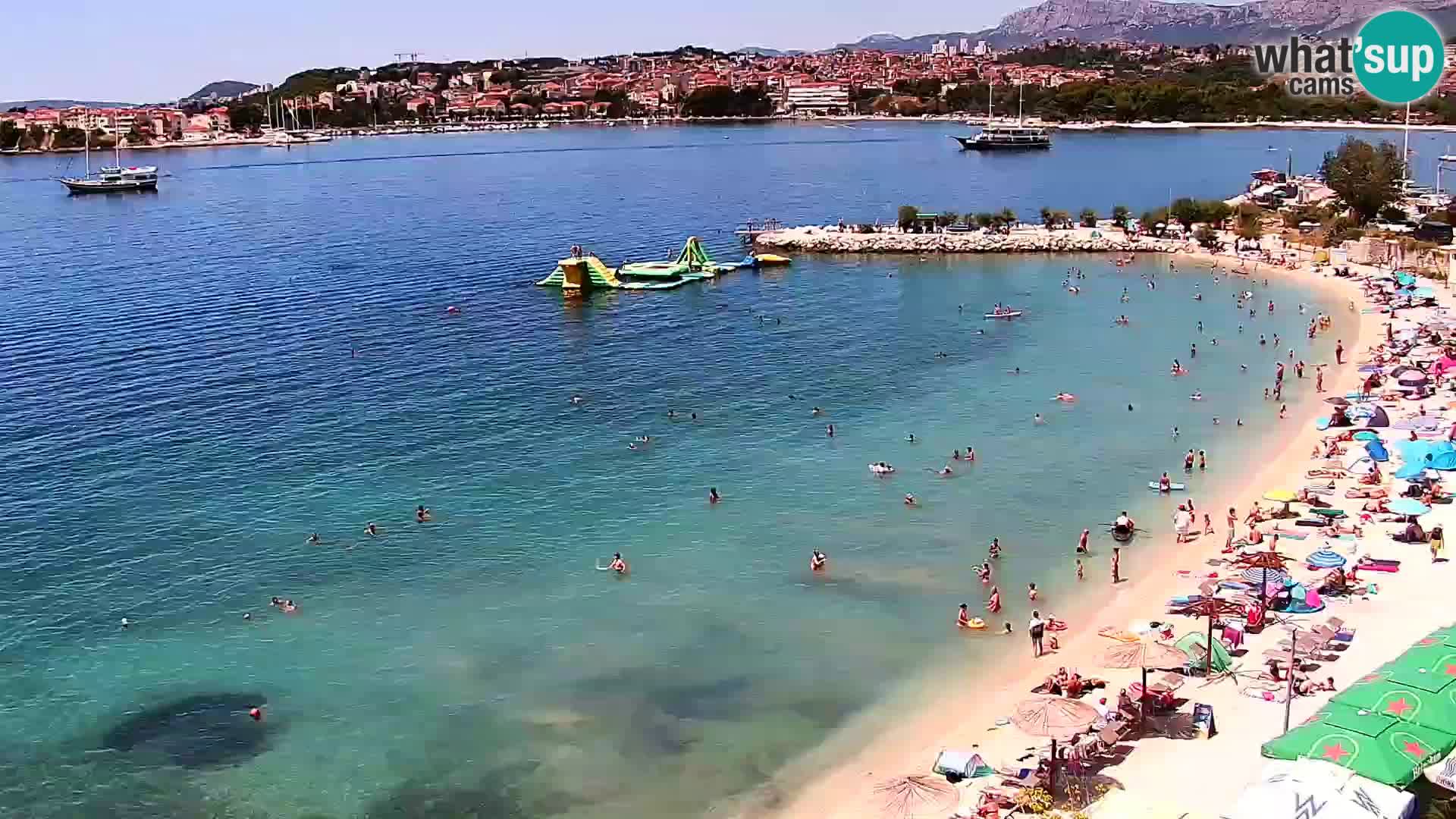 Spletna kamera Plaža Podstrana – Pogled v živo