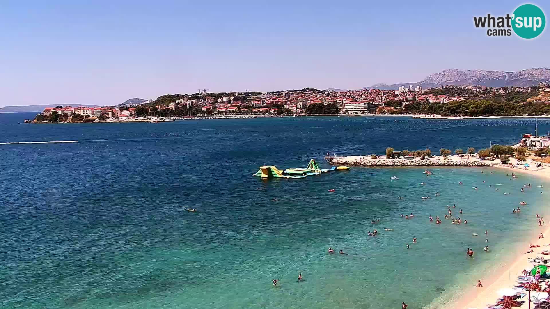 Webcam plage de Podstrana – Vue en direct depuis Hotel Split
