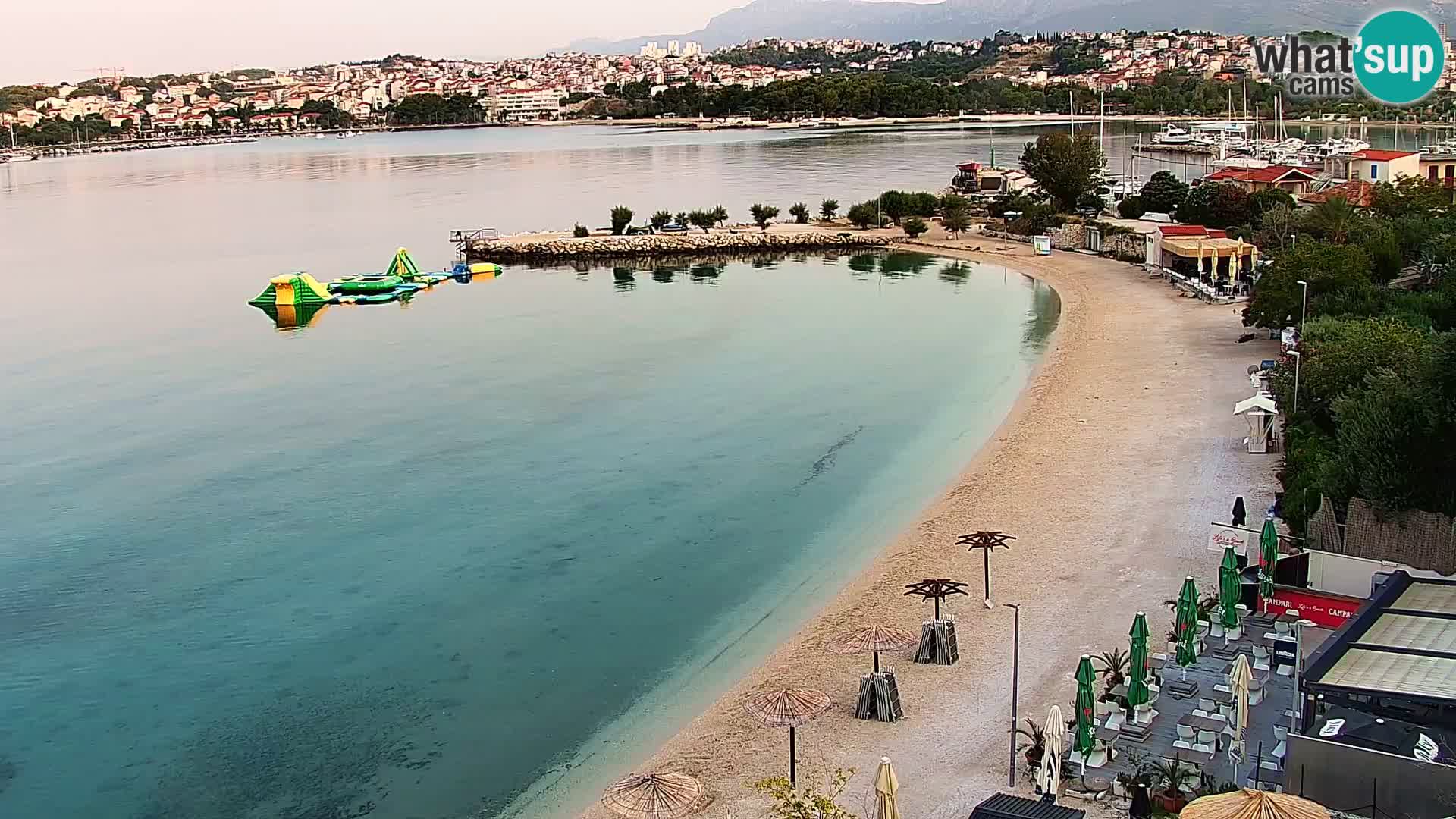 Webcam plage de Podstrana – Vue en direct depuis Hotel Split