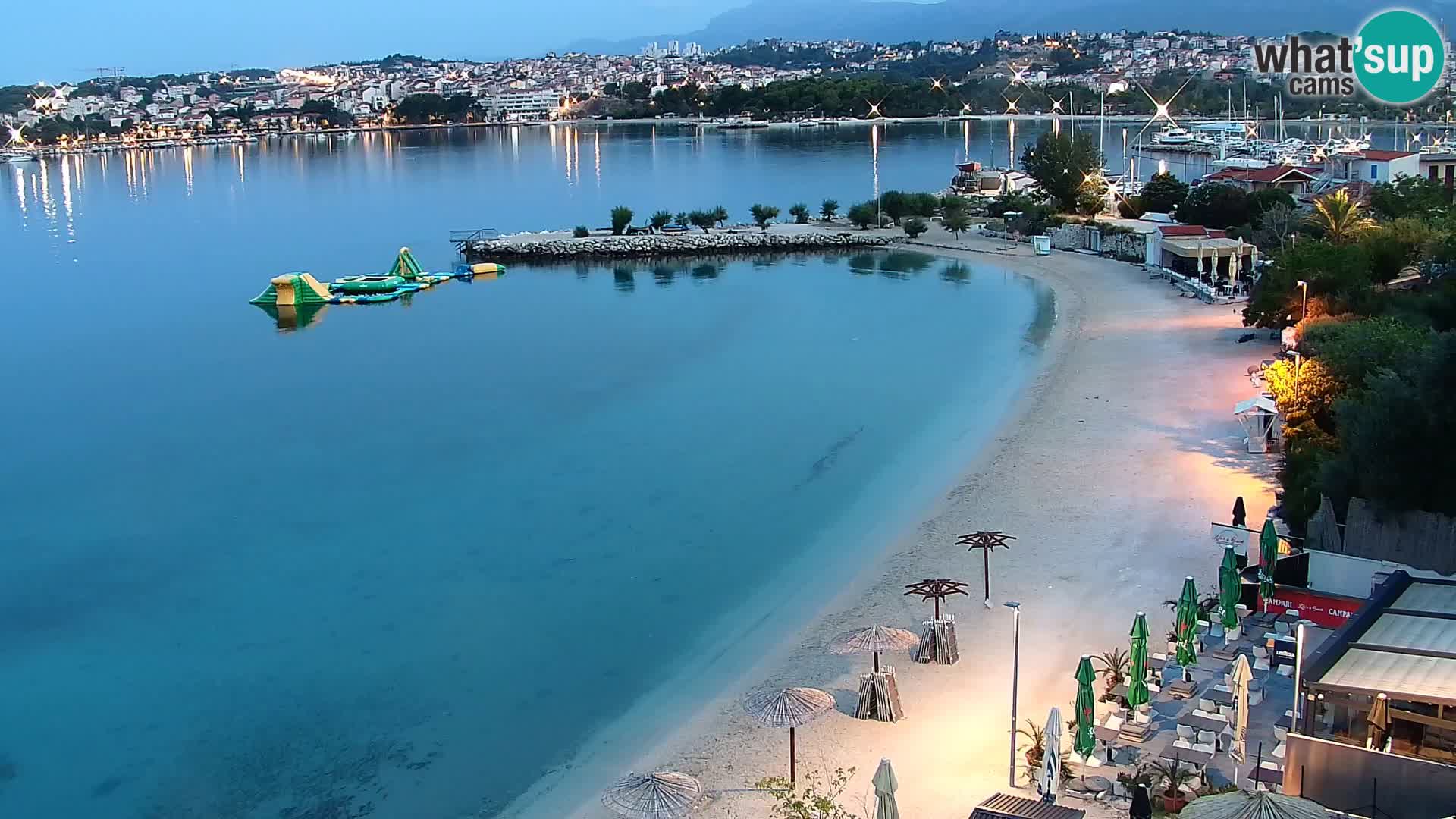 Webcam plage de Podstrana – Vue en direct depuis Hotel Split