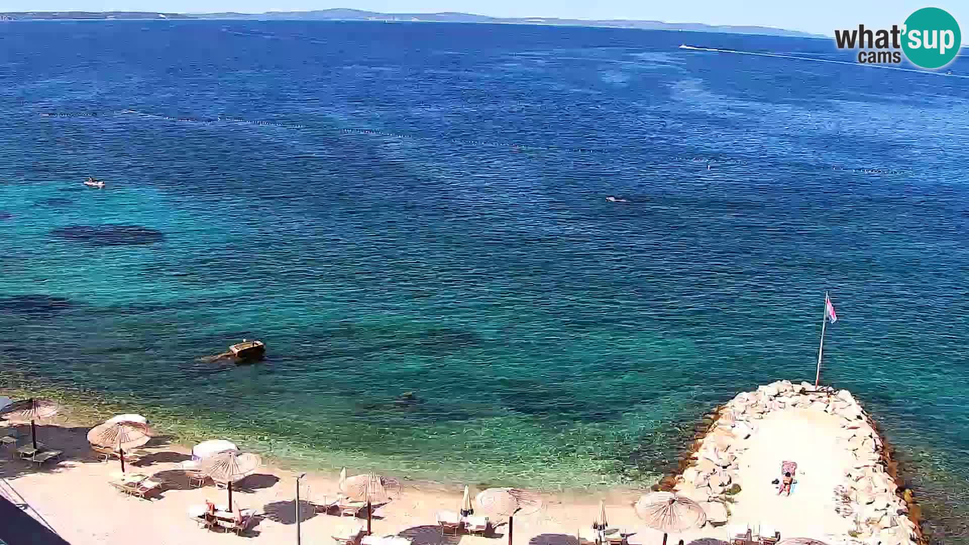 Webcam plage de Podstrana – Vue en direct depuis Hotel Split
