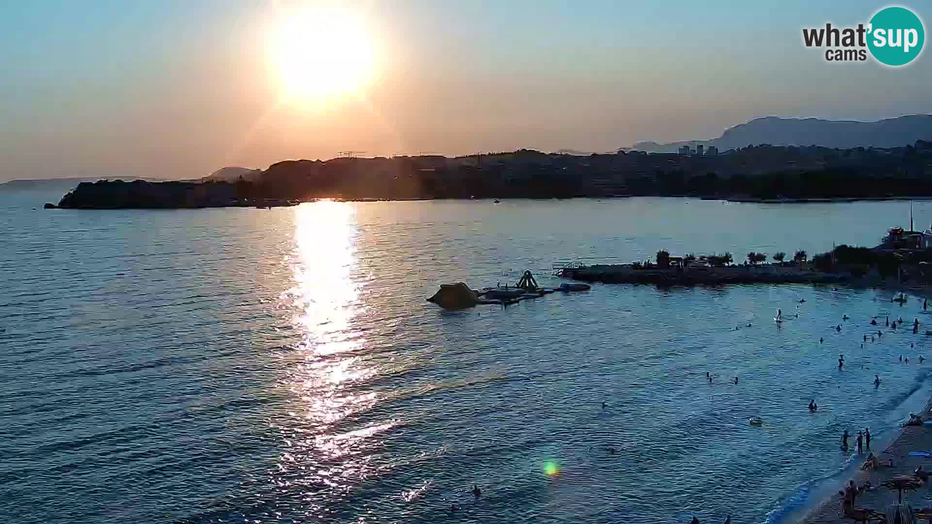 Webcam plage de Podstrana – Vue en direct depuis Hotel Split