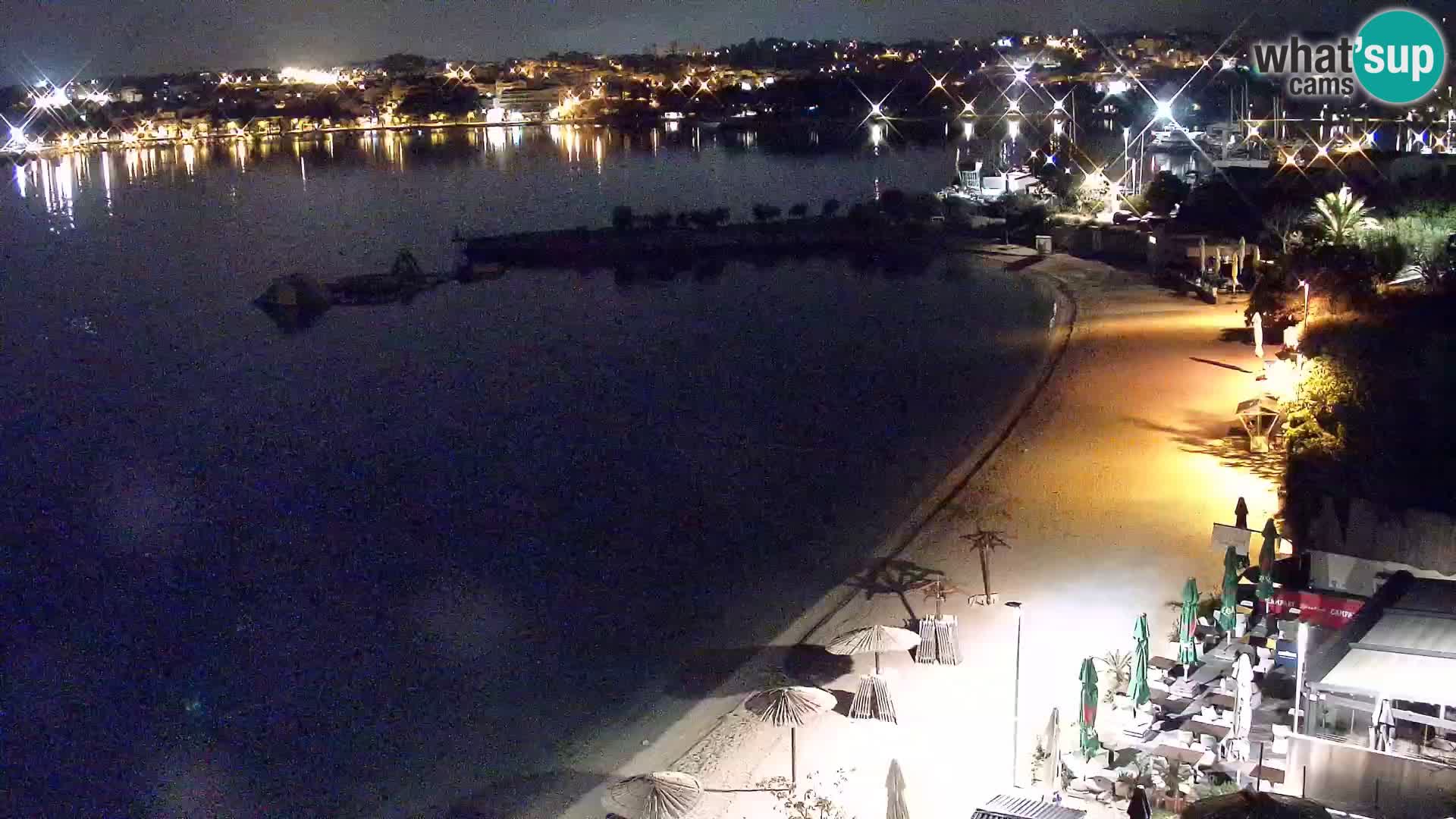 Spletna kamera Plaža Podstrana – Pogled v živo
