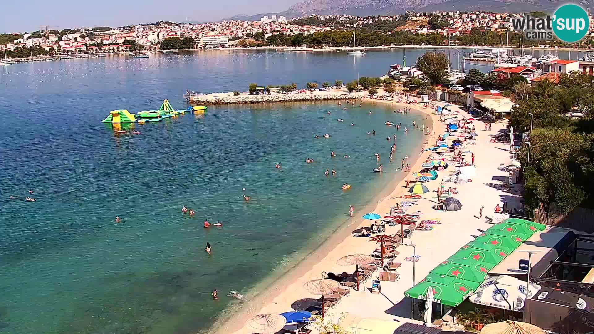 Webcam Playa de Podstrana – Vista en directo desde Hotel Split