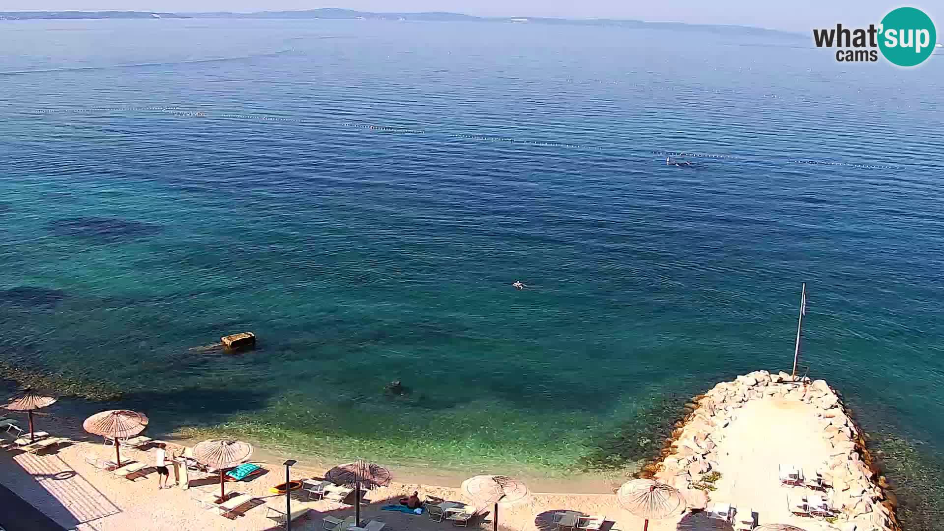 Webcam plage de Podstrana – Vue en direct depuis Hotel Split
