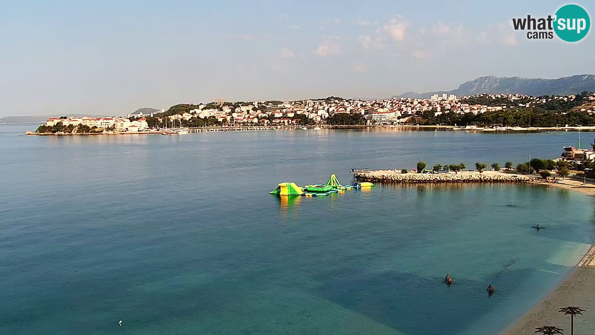 Webcam Playa de Podstrana – Vista en directo desde Hotel Split