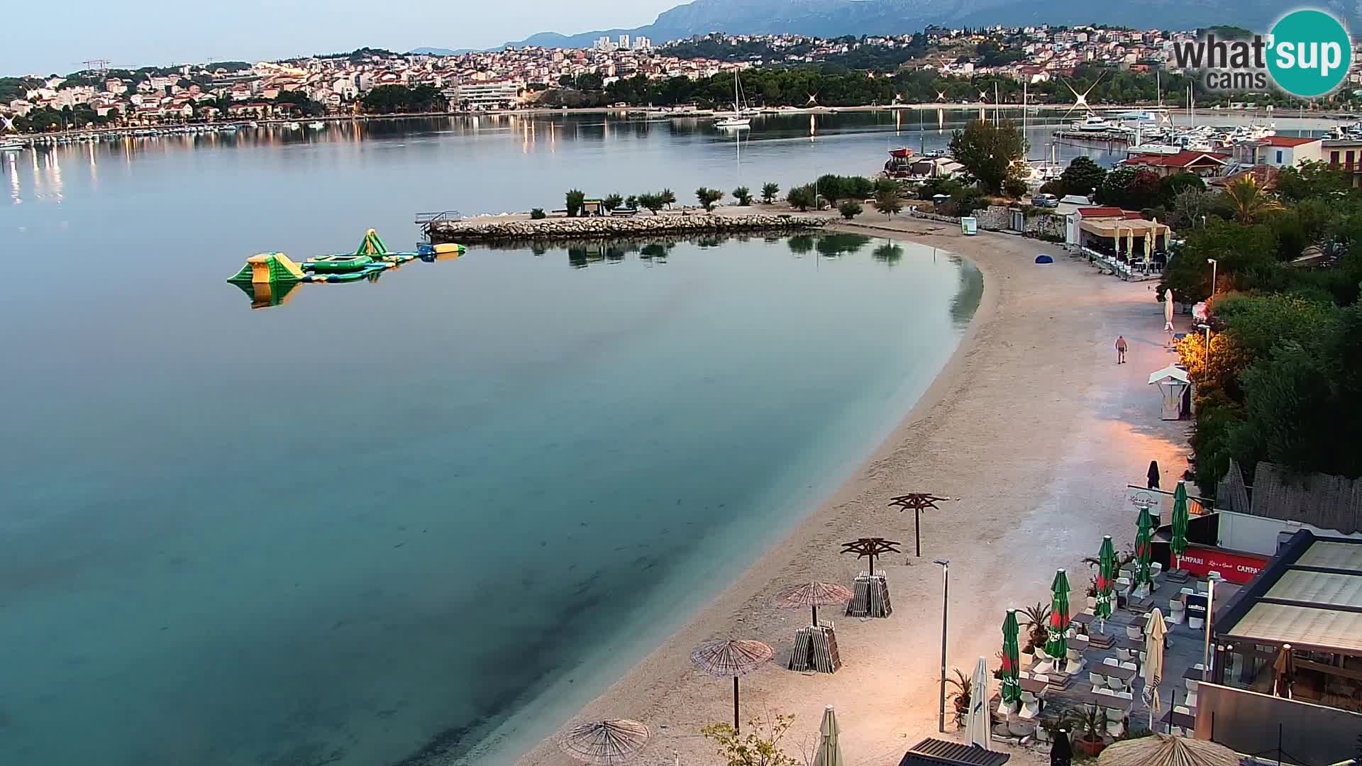 Webcam plage de Podstrana – Vue en direct depuis Hotel Split
