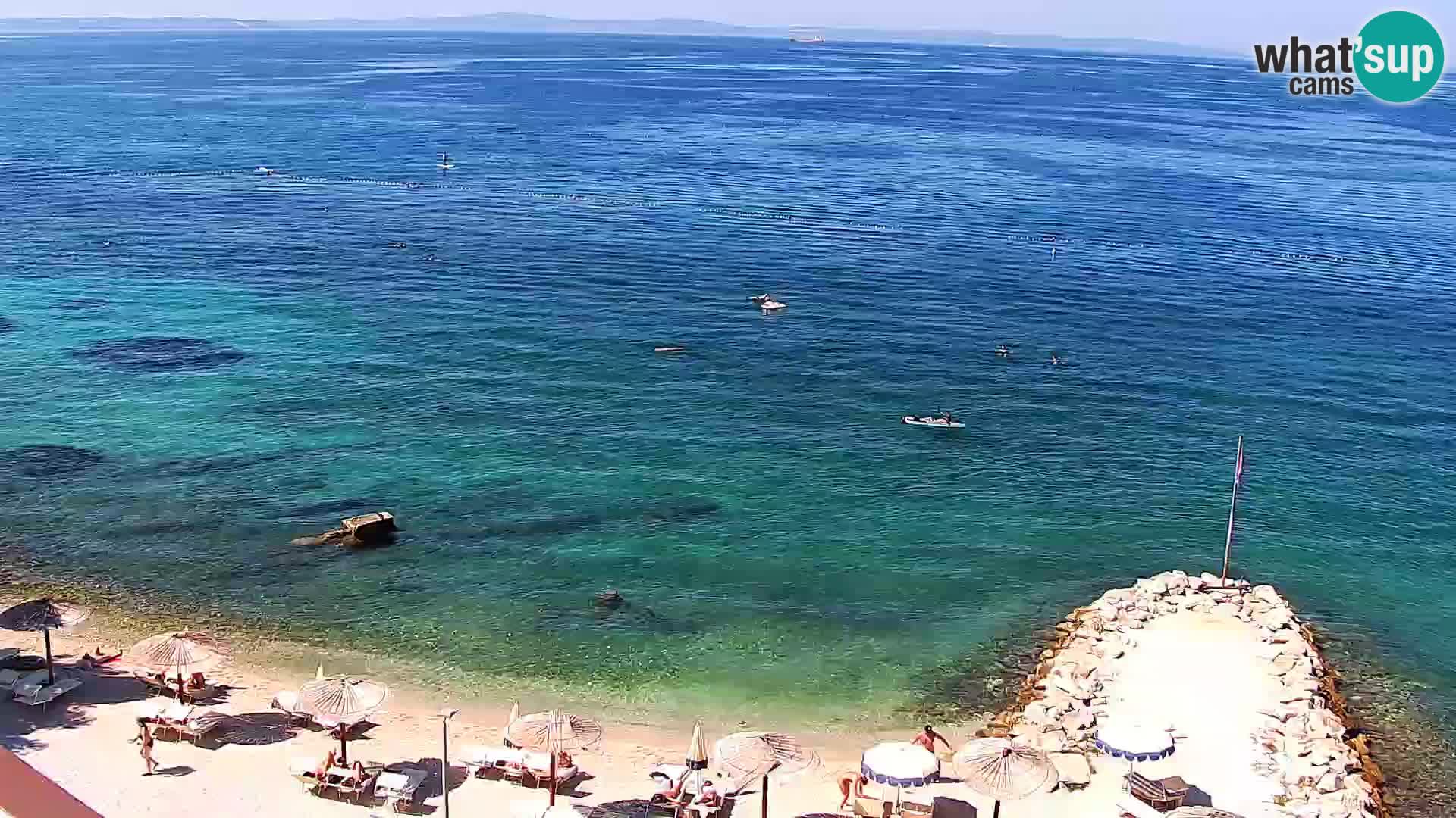 Webcam Playa de Podstrana – Vista en directo desde Hotel Split