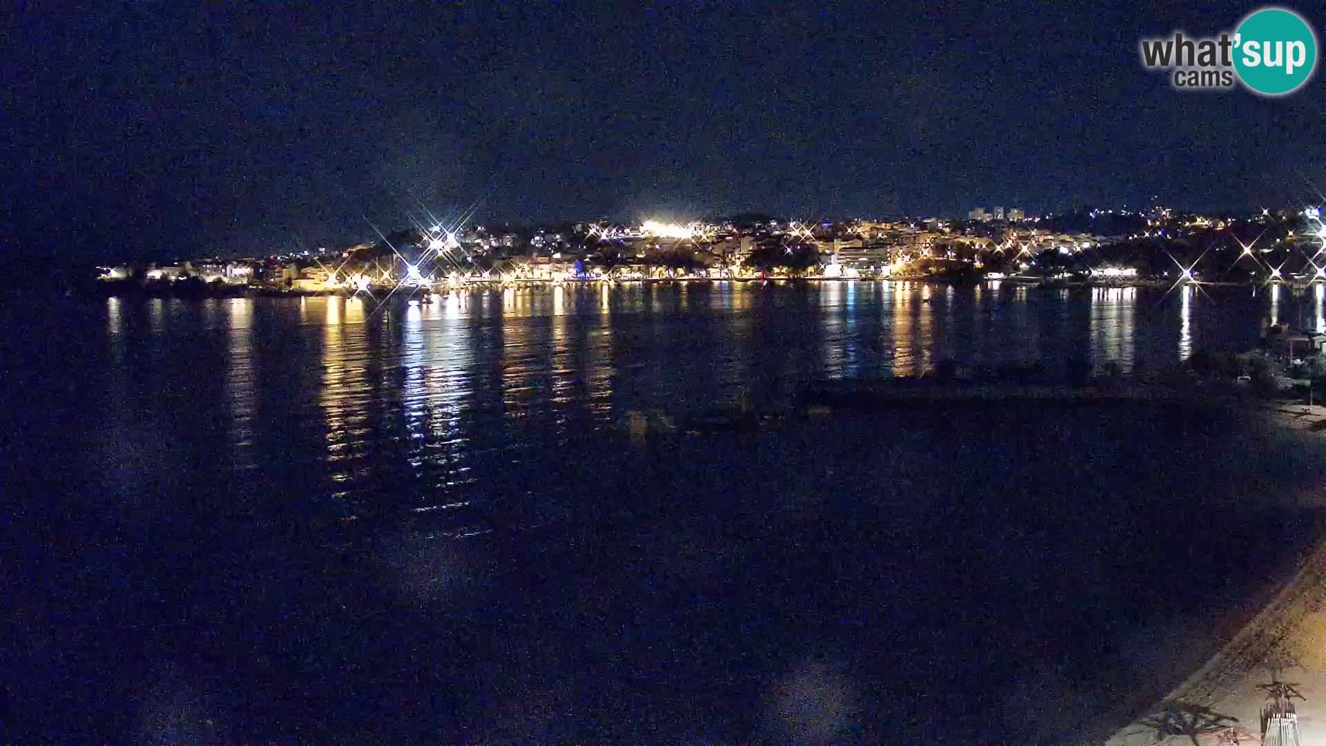Webcam Playa de Podstrana – Vista en directo desde Hotel Split