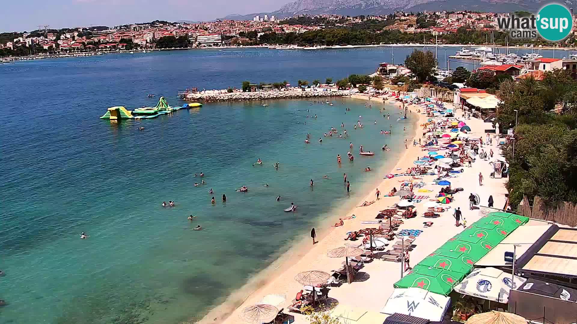 Webcam Playa de Podstrana – Vista en directo desde Hotel Split