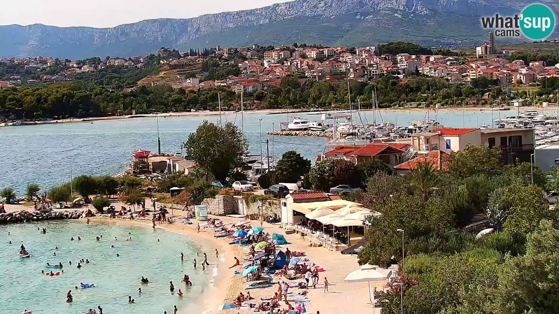 Webcam plage de Podstrana – Vue en direct depuis Hotel Split