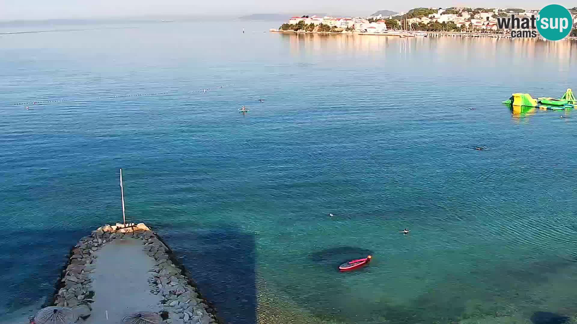 Webcam plage de Podstrana – Vue en direct depuis Hotel Split