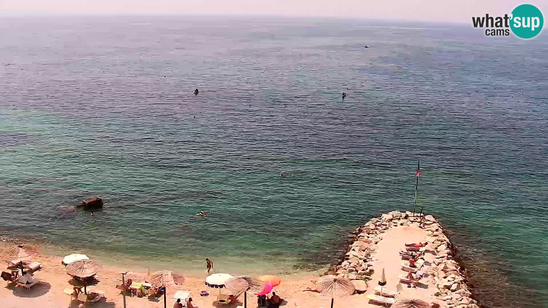Webcam Spiaggia di Podstrana – Diretta dall’Hotel Split