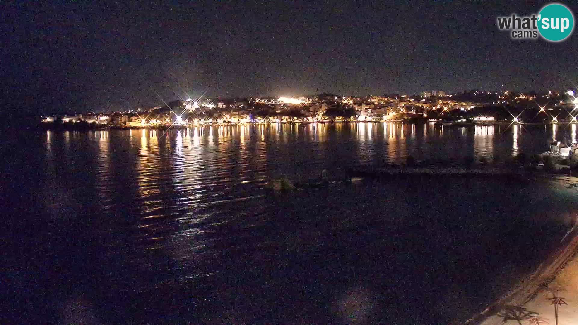 Webcam plage de Podstrana – Vue en direct depuis Hotel Split