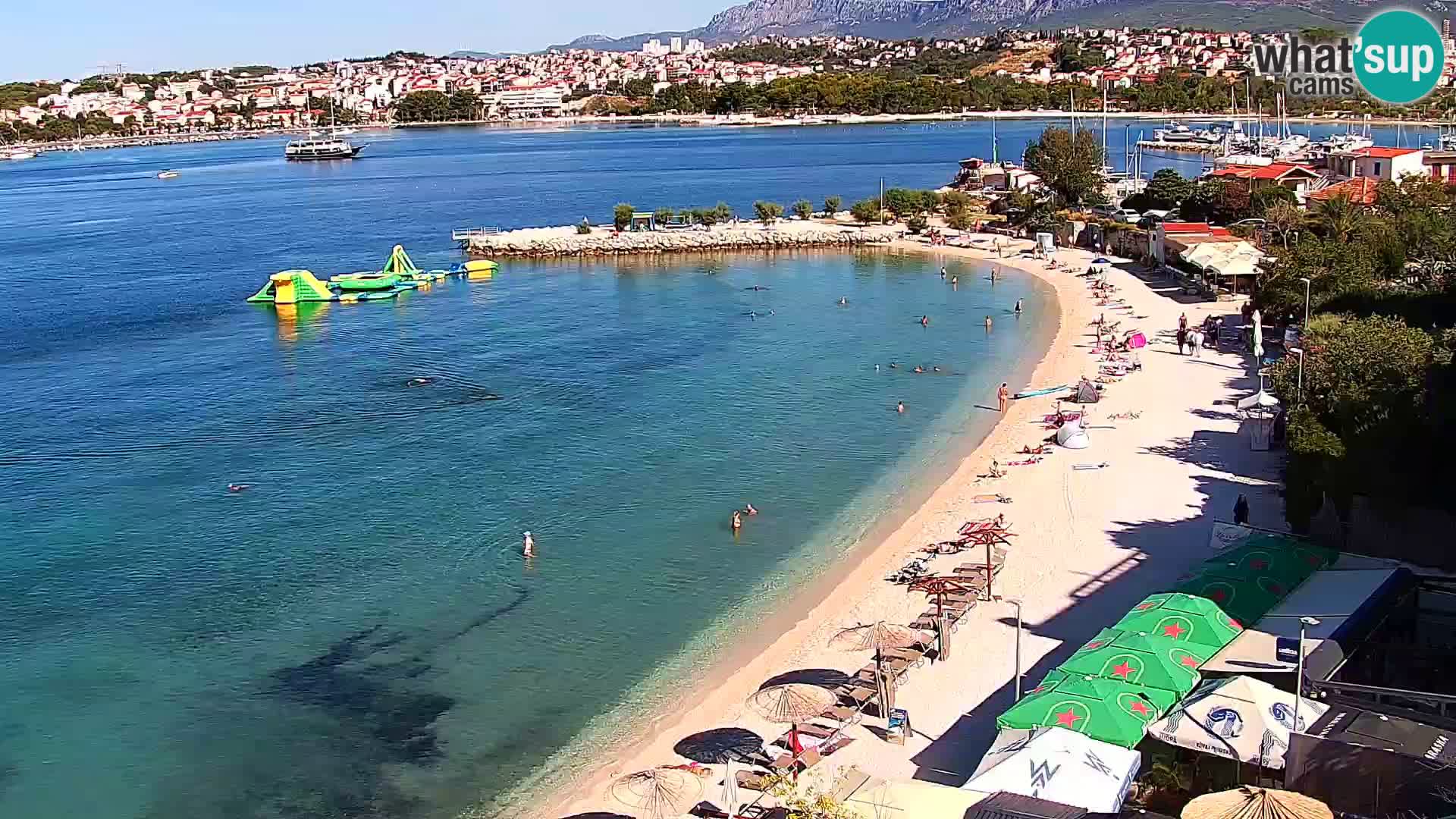 Webcam Playa de Podstrana – Vista en directo desde Hotel Split