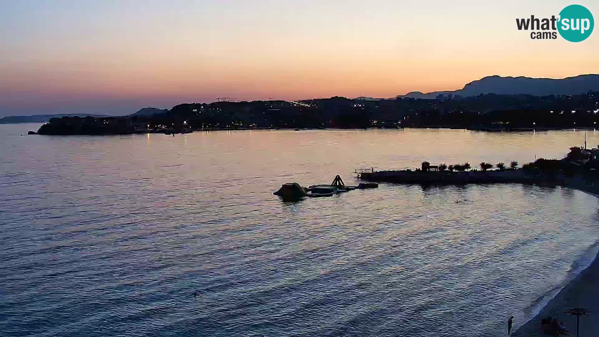 Web kamera Plaža Podstrana – Pogled uživo