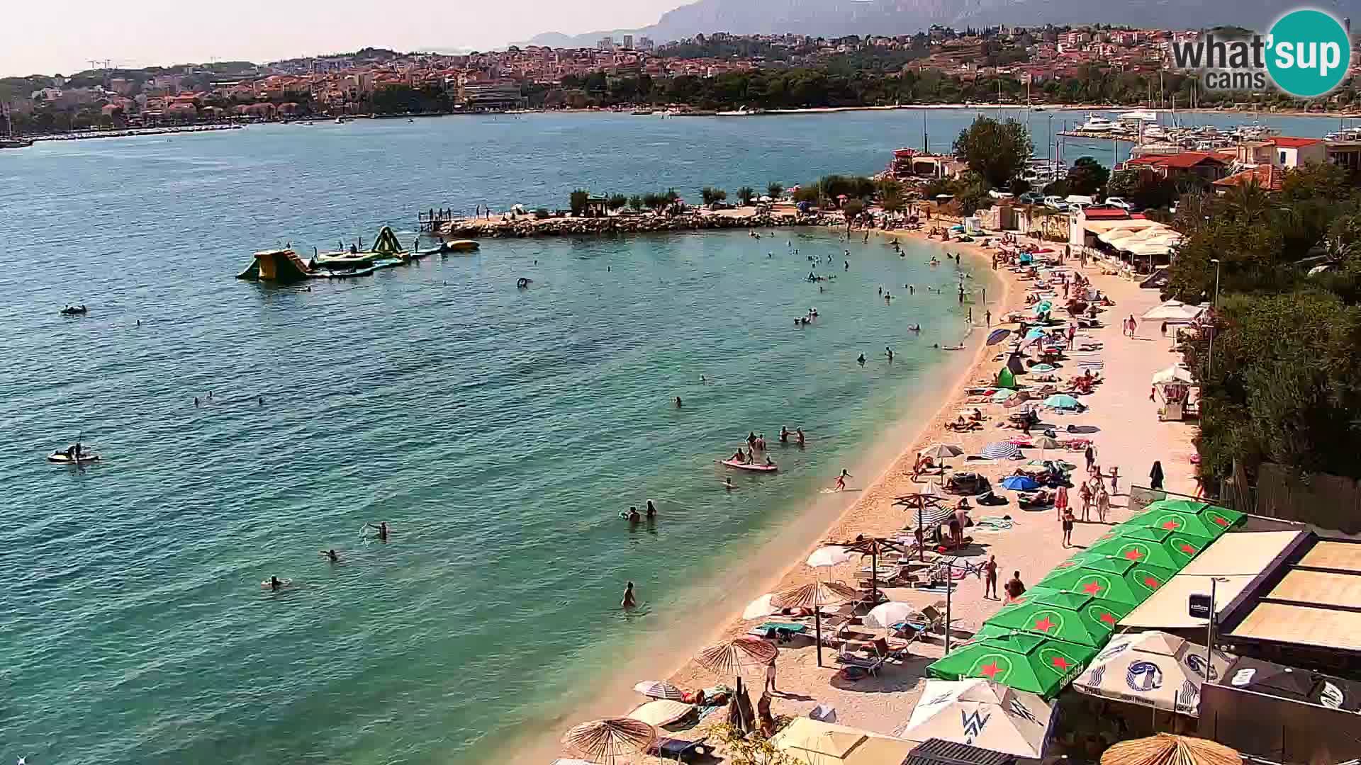 Podstrana Strand Webcam – Liveblick vom Hotel Split