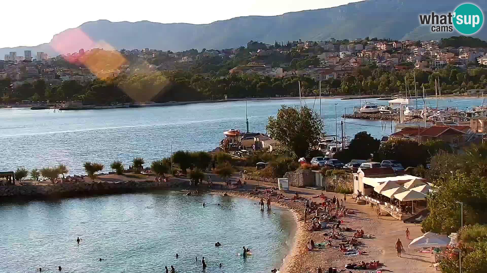 Webcam Playa de Podstrana – Vista en directo desde Hotel Split